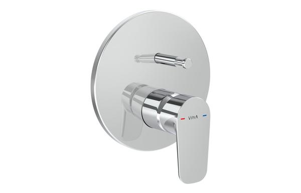 VitrA Flow Soft Integrated Bath Mixer Valve - Chrome